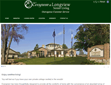 Tablet Screenshot of evergreenlongview.com
